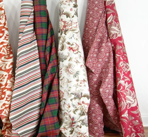 Upholstery fabric swatches and material samples at Dean's Upholstery